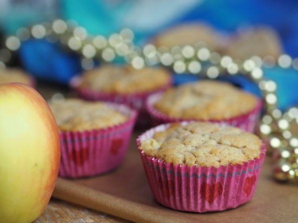 Crumble-Muffins mit Apfel 