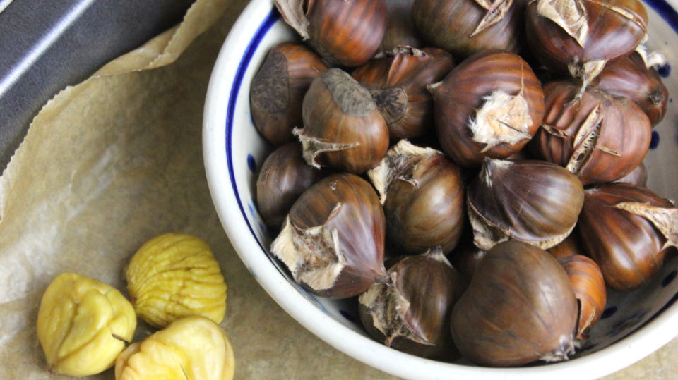 Maroni (Esskastanien) zubereiten leicht zu schälen Nia Latea